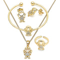 Set de mujer, oro laminado alta calidad