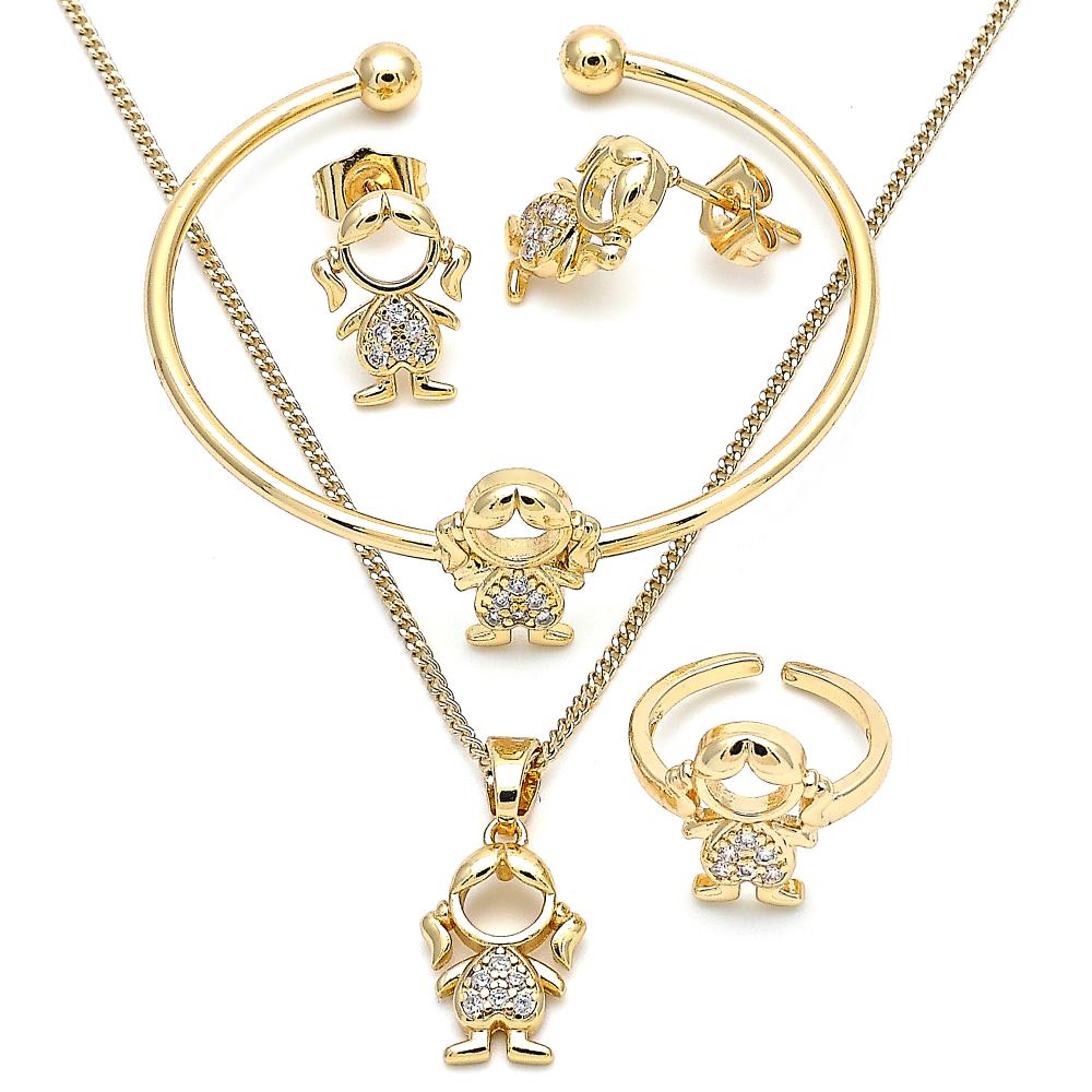 Set de mujer, oro laminado alta calidad